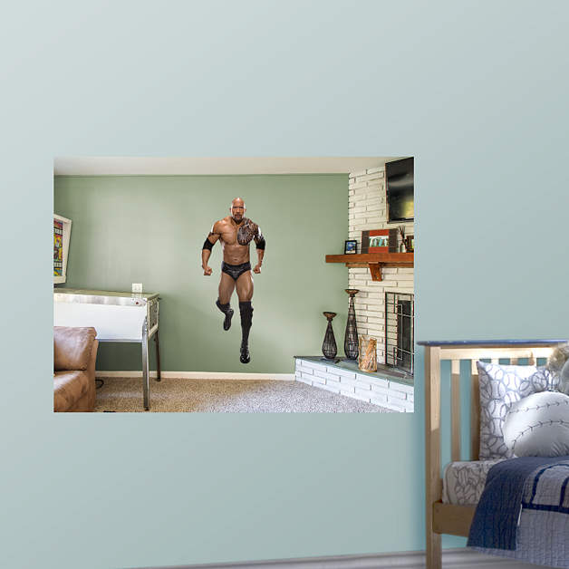 LifeSize The Rock Wall Decal Shop Fathead® for WWE Decor